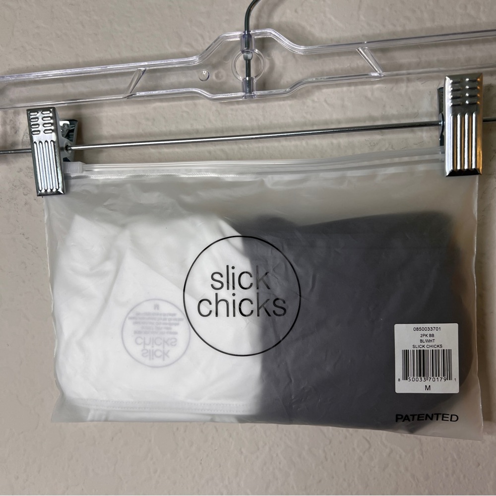 Slick Chicks NWT 2-Pack Adaptive Side-Fasten Underwear M Black & White